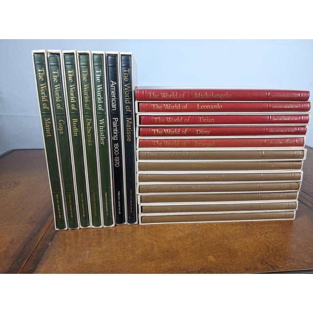 A beautifully coordinated collection of 19 vintage volumes from the celebrated Time-Life Library of Art series, published...