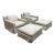 Restoration Hardware Slipcover Belgian Linen Shelter Armchairs + Ottomans, Set For Sale
