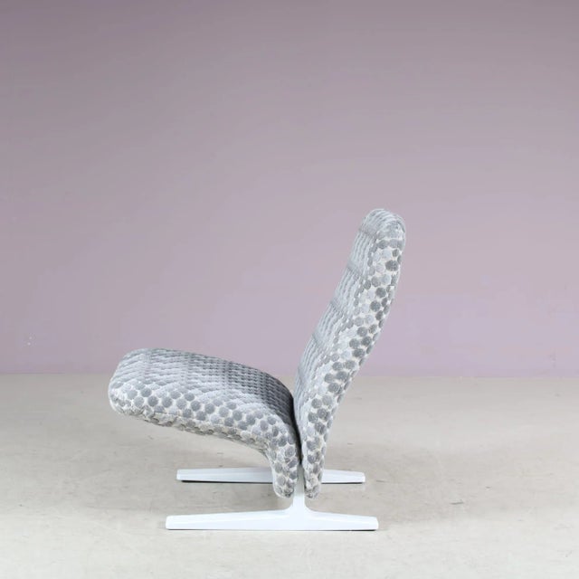 Vintage Dutch Concorde Lowback Chair by Pierre Paulin for Artifort, 1970s For Sale - Image 5 of 9