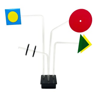 Post Modern Acrylic Abstract Sculpture For Sale