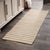 Ventura Stripe Natural Ivory Rug - 2.6 X 8 For Sale In Los Angeles - Image 6 of 7