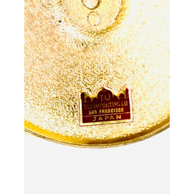 Mid 20th Century Taj Importing Co. Golden & Amber Glass Hanging Grapes Salt & Pepper Shakers For Sale - Image 10 of 12