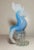 Vintage Hand Blown Italian Murano Opaline Glass Cockatoo Bird Sculptures Statue For Sale - Image 9 of 10