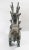 20th Century Chinese Chinoiserie Archaistic Verdigris Bronze Deer Figure For Sale In New York - Image 6 of 11