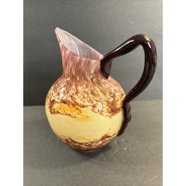 Antique Glass Decanter Cruet, Signed by Delatte Nancy. France C.1940 ...