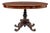 Antique Scandinavian Hand Carved Oval Center Table, 1880 For Sale