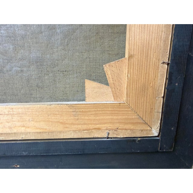 Dutch Portrait of a Man Dated 1838 in Original Frame For Sale - Image 10 of 12