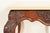 Wood Ralph Lauren French Rococo Louis XV Carved Oak Marble Top Tea Table or Center Table For Sale - Image 7 of 10