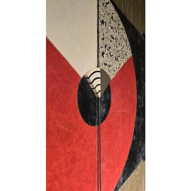 Lucy Maki Mixed Media Painting "Strata" 2001 For Sale - Image 4 of 7