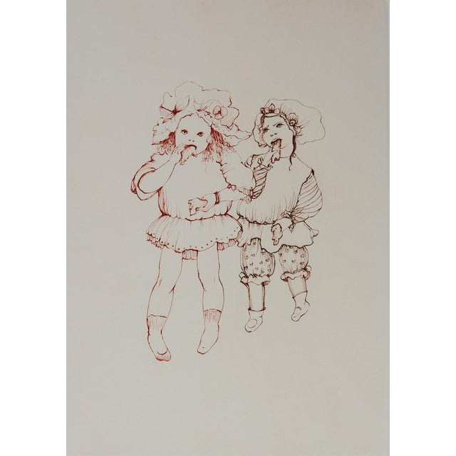 Leonor Fini, Greedy, Original Etching For Sale - Image 6 of 6