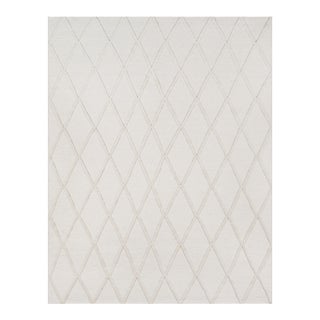 Erin Gates by Momeni Langdon Spring Beige Hand Woven Wool Area Rug - 8′6″ × 11′6″ For Sale