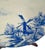 Antique Villeroy & Boch “Dutch River Scene” Charger Plate For Sale - Image 11 of 12