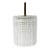 1960s Scandinavian Carl Fagerlund Textured Glass and Brass Pendant For Sale