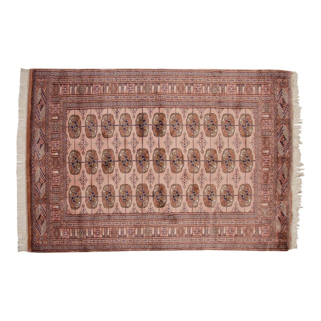 Vintage Fine Bokhara Rug - 4'1" X 5'11" For Sale