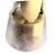 Rare Vintage Mid Century Modern Atomic Brass Lamp Hollywood Regency Gold Brutalist For Sale - Image 9 of 12