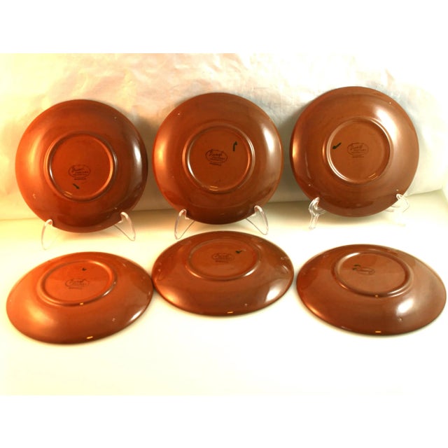 Mid 20th Century Stangl Pottery Magnolia Pattern Hand Crafted Cups & Saucers Set- 12 Pieces For Sale - Image 10 of 10