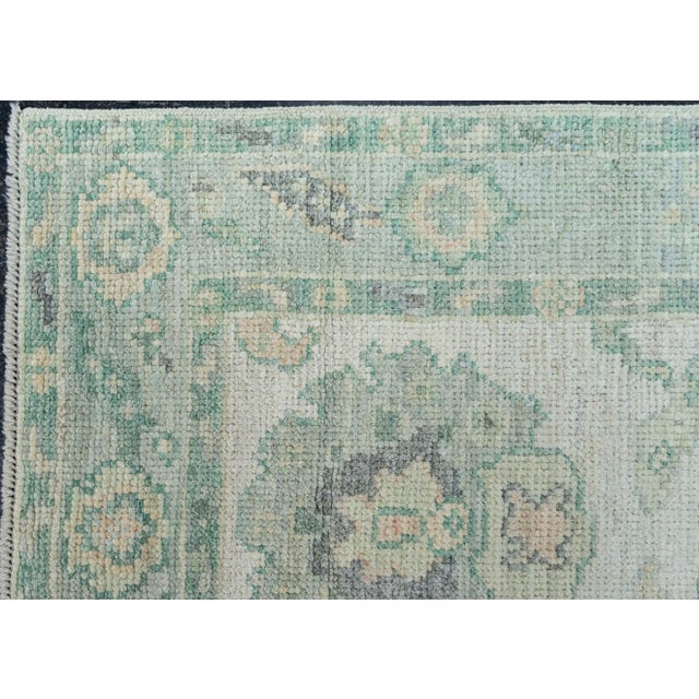 Early 21st Century Turkish Oushak Rug 2'2"x 8' #19473 For Sale - Image 5 of 8