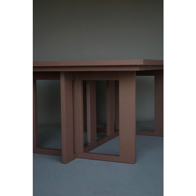 Bossche School Merbau Dining Table from Hans van der Laan & Harry van Hal, 1979 For Sale - Image 12 of 18