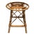 French Rattan Stool, Circa 1970 For Sale