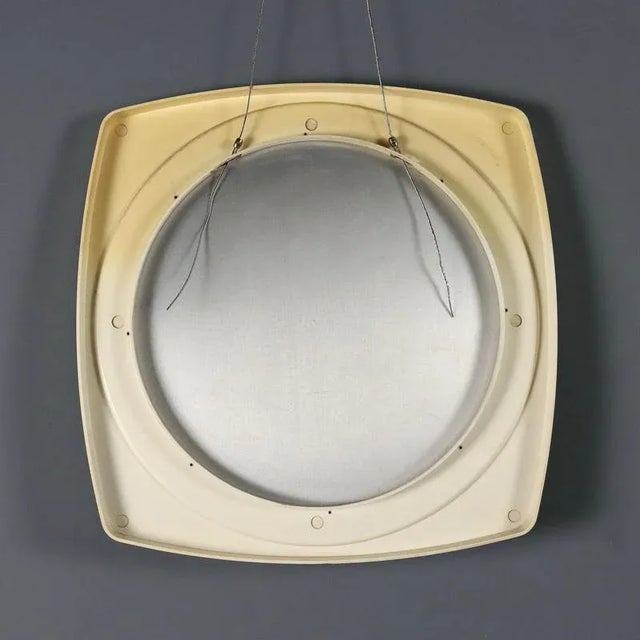 White Vintage Mirror from Thema, 1970s For Sale - Image 8 of 10