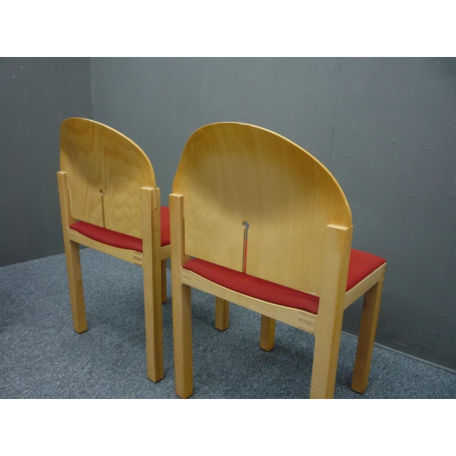 Postmodern Dining Chairs by Arno Votteler, 1980s, Set of 4 For Sale - Image 6 of 14