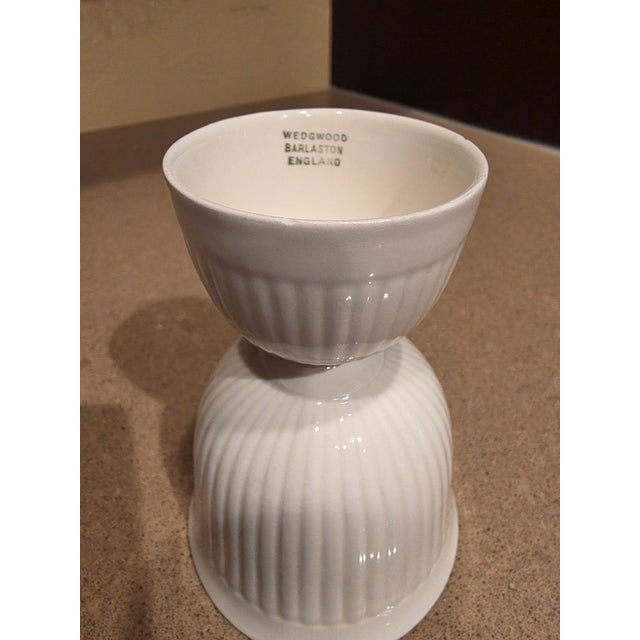 1940s 1940s Four Wedgwood Creamware Egg Cups For Sale - Image 5 of 6
