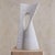 A modernist sculpture by French artist Bertrand Créac’h, hand-carved in Carrara marble, c. 1990s. Tapered and monumental,...