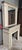 Louis XVI Style Fireplace with Overmantel in Lacquered Wood with Gilt Highlights For Sale - Image 5 of 8