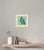 Textile Blue Parrot on Yellow Chair Oil Painting Original Art For Sale - Image 7 of 7
