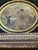 Circa 1800 Salem Family Darby, Salem Massachessets, Watercolor with Black Eglomise TV & Gilt Details. Sturdy and sound...