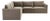 Wood Willow Taupe Modular 5-Piece Performance Velvet L Sectional For Sale - Image 7 of 7