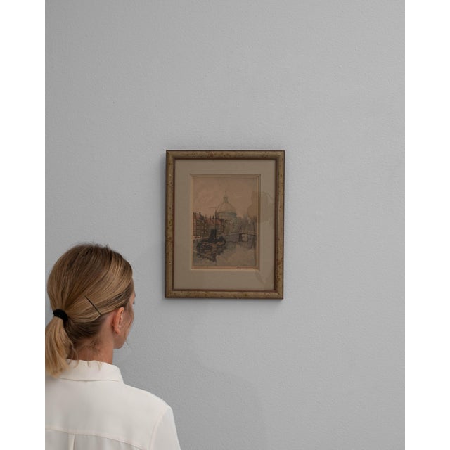 20th Century Belgian Wall Art With Wooden Frame For Sale - Image 17 of 18