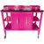 Playful yet refined, this vibrant pink cabinet makes an unforgettable statement. Featuring a classic bar cart silhouette...