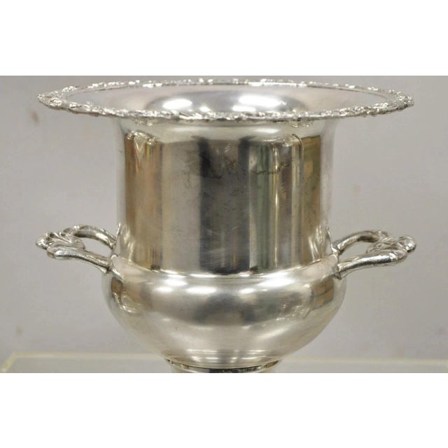 Vintage W&s Blackinton Silver Plated Trophy Cup Urn Champagne Chiller Ice Bucket For Sale In Philadelphia - Image 6 of 12