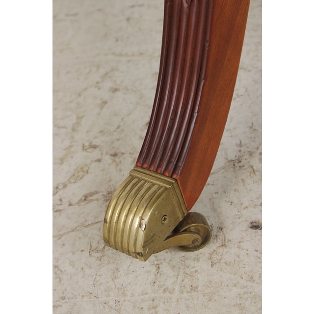 Banded Border Mahogany Dining Room Table For Sale - Image 17 of 18
