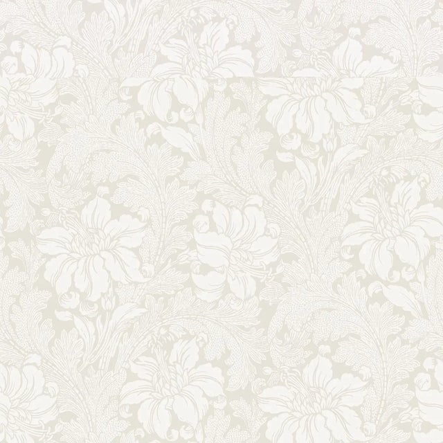 Borastapeter Acanthus Garden Wallpaper in Bone For Sale