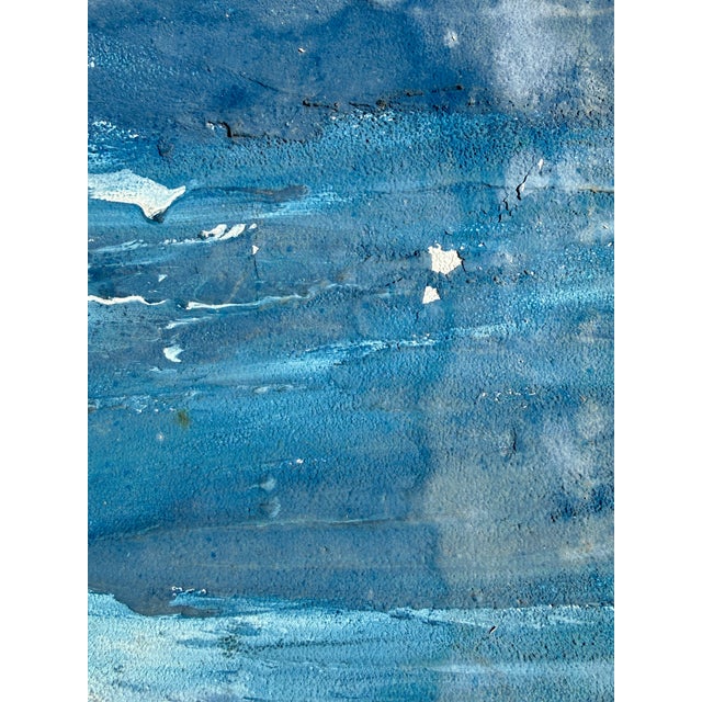 Midcentury Seascape Oil on Canvas For Sale - Image 9 of 10