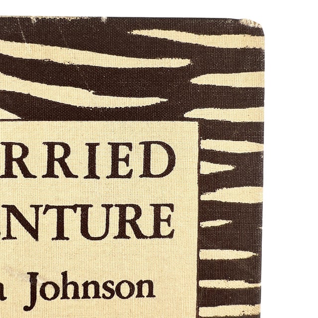 1940s I Married Adventure by Osa Johnson, 1942 Zebra Cloth Safari Memoir For Sale - Image 5 of 10