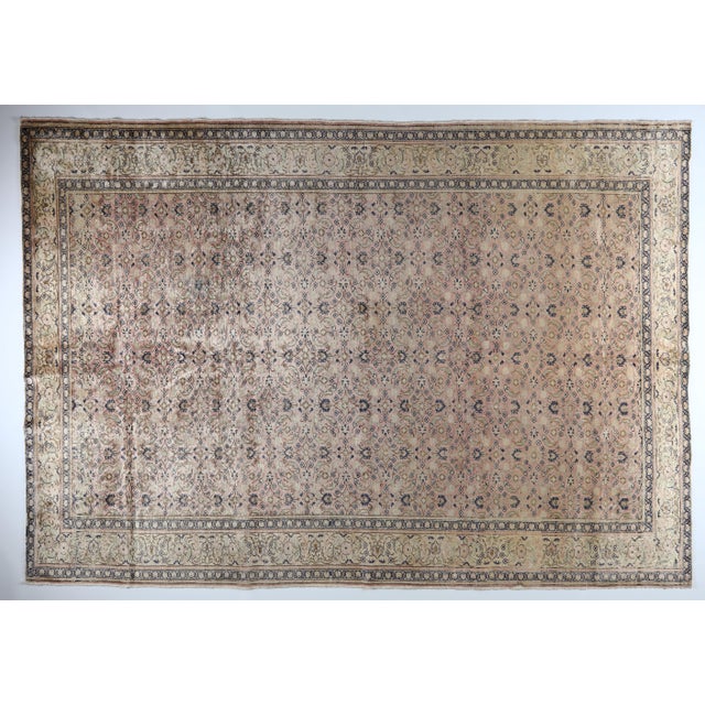 Turkish 1940s Turkish Kayseri Floral Design Area Rug For Sale - Image 3 of 12