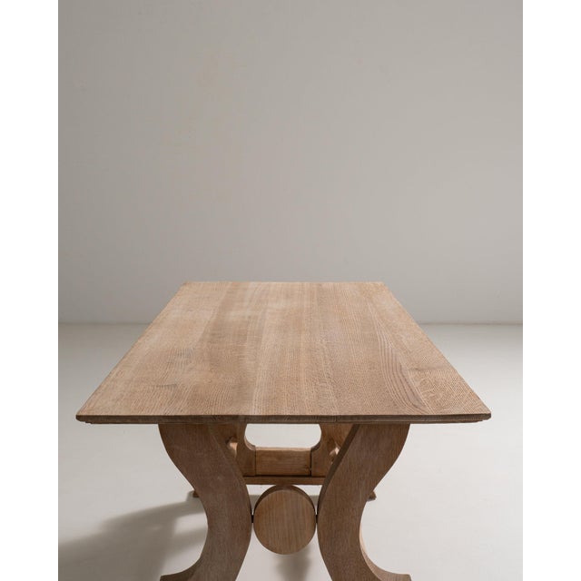 Traditional 1970-1979 France Warm Golden Oak Sample Of Quarter-Sawn Oak Panel For Sale - Image 3 of 9