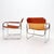 Mid-Century Modern Italian Leather and Chrome Lounge Chairs Jox Interni, 1970s For Sale - Image 5 of 18