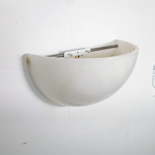 Art Deco Single Art Deco Inspired Spanish Alabaster Sconce For Sale - Image 3 of 10