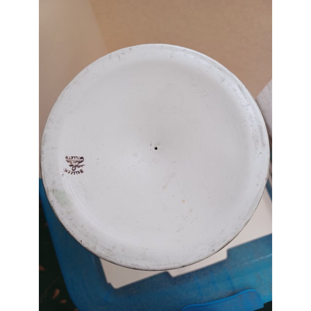 1900 - 1909 Antique American Belleek Willets Hand Painted Monk Chalice C1900 For Sale - Image 5 of 8