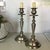 Vintage Tall Silver plateCandle Holder Pair For Sale In Palm Springs - Image 6 of 7