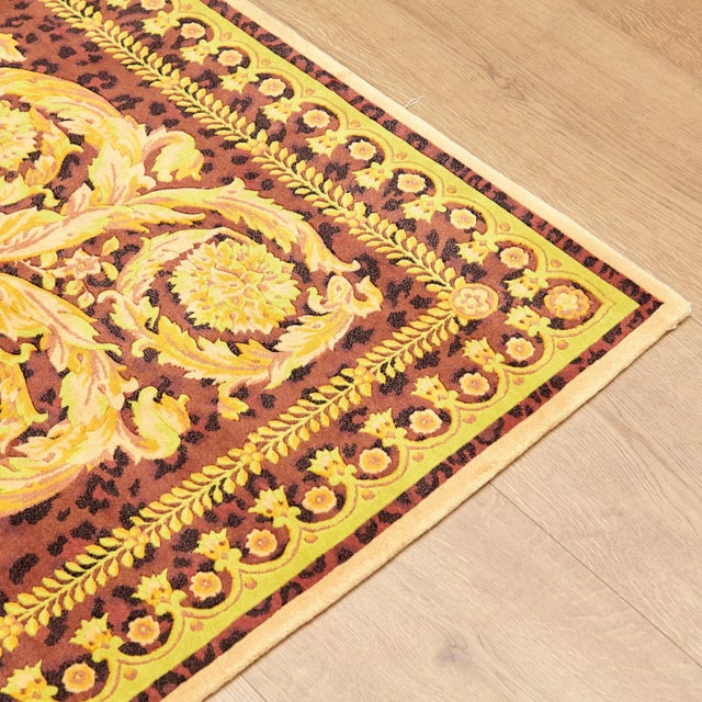 Animal Print Rug by Gianni Versace for Atelier Versace, 1980s For Sale - Image 14 of 18
