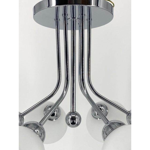 Vintage Chandelier from Hillebrand Leuchten, Germany, 1960s For Sale - Image 11 of 13