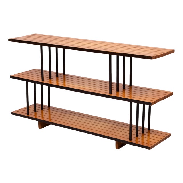 Handmade Slats Shelving System from Stokke, Holland, 1960s For Sale