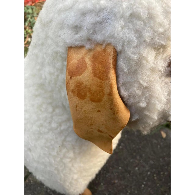 Brown White Wool Sheep by Hanns Peter Krafft, 1970s For Sale - Image 8 of 13