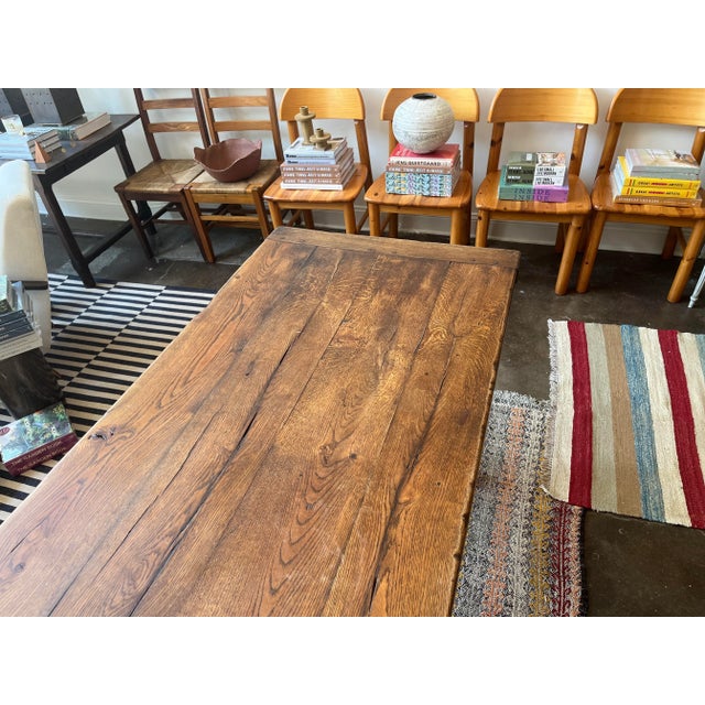 Late 19th Century French Oak Provincial Farmhouse Table For Sale In Birmingham - Image 6 of 10