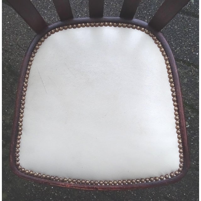 N°432 Chairs with Leather Seats from Kohn / Gebrüder Thonet, 1925, Set of 2 For Sale - Image 13 of 18